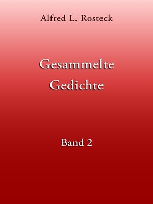 cover image of Gesammelte Gedichte Band 2